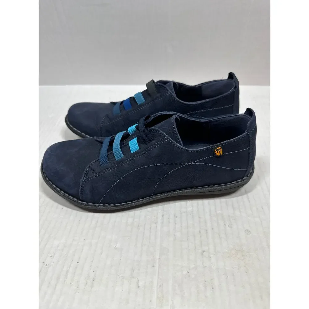 Jungla Shoes Women’s Blue Casual‎ Mary Jane Elastic Strappy Sneakers Size 37